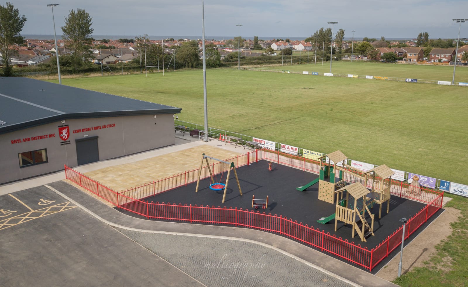 rugby club play area